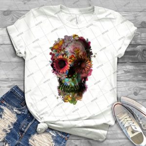 Skull 2 T Shirt 88 - Vintage Men's Shirt Tshirt For Women Classic Handmade Shirt Retro Graphic Tee