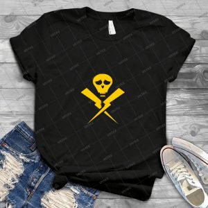 Skull And Bolts 64 - Vintage Men's Shirt Tshirt For Women Classic Handmade Shirt Retro Graphic Tee