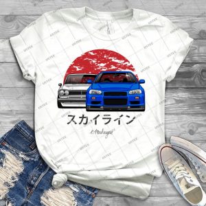 Skyline - R34 & Hakosuka - - Best Unisex Trending Handmade T-shirt Gift Idea For Men T-shirt For Woman