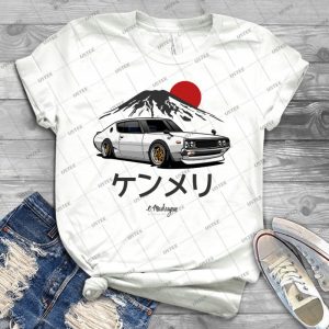 Skyline Gtr Kenmeri - White - - Best Unisex Trending Handmade T-shirt Gift Idea For Men T-shirt For Woman