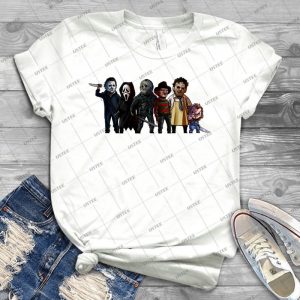 Slasher Squad 38 - Vintage Men's Shirt Tshirt For Women Classic Handmade Shirt Retro Graphic Tee