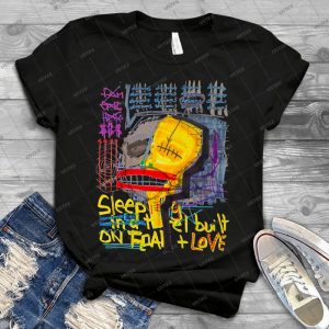 Sleeping In A Hotel Built On Fear & Love 59 - Vintage Men's Shirt Tshirt For Women Classic Handmade Shirt Retro Graphic Tee