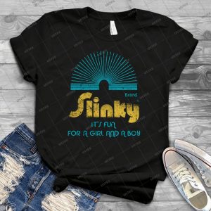 Slinky T Shirt 74 - Vintage Men's Shirt Tshirt For Women Classic Handmade Shirt Retro Graphic Tee