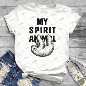 Sloth-My Spirit Animal - Best Unisex Trending Handmade T-shirt Gift Idea For Men T-shirt For Woman