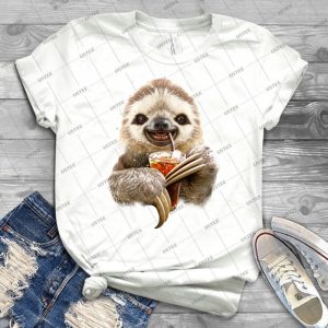 Sloth  Soft Drink 91 - Gift Idea Shirt For Men Tee For Women Classic Retro Vintage Graphic T-Shirt