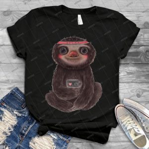 Sloth Iă¢â™â¥lazy 67 - Vintage Men's Shirt Tshirt For Women Classic Handmade Shirt Retro Graphic Tee