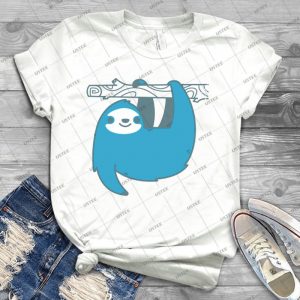 Sloth On A Branch - Best Unisex Trending Handmade T-shirt Gift Idea For Men T-shirt For Woman