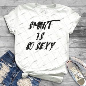 Smart Is So Sexy- - Gift Idea Shirt For Men Tee For Women Classic Retro Vintage Graphic T-Shirt