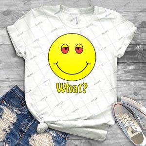 Smiley What 30 - Trending Shirt For Women Vintage Retro Tee For Men Kid's T-Shirt Handmade Shirt