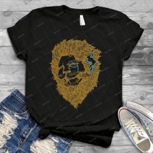 Smoking Lion 41 - Vintage Men's Shirt Tshirt For Women Classic Handmade Shirt Retro Graphic Tee