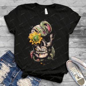 Snake And Skull 28 - Trending Shirt For Women Vintage Retro Tee For Men Kid's T-Shirt Handmade Shirt