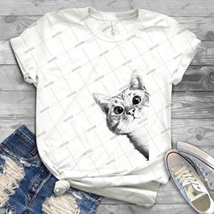 Sneaky Cat 31 - Trending Shirt For Women Vintage Retro Tee For Men Kid's T-Shirt Handmade Shirt