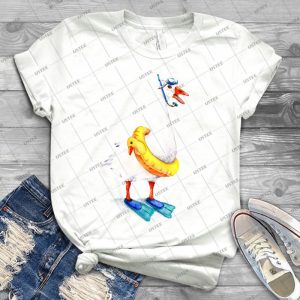 Snorkeling Goose - Best Unisex Trending Handmade T-shirt Gift Idea For Men T-shirt For Woman