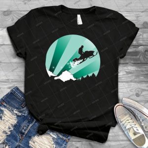 Snowmobile - Powder Trail 25 - Best Unisex Trending Handmade T-shirt Gift Idea For Men T-shirt For Woman