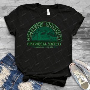 Sociedad Histã³rica De Miskatonic - Vintage Men's Shirt Tshirt For Women Classic Handmade Shirt Retro Graphic Tee
