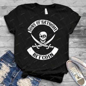 Sons Of Satoshi Bitcoin Geek - Gift Idea Shirt For Men Tee For Women Classic Retro Vintage Graphic T-Shirt