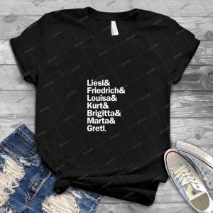 Sound Of Music Characters - White - Gift Idea Shirt For Men Tee For Women Classic Retro Vintage Graphic T-Shirt
