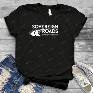 Sovereign Roads Logo White - Best Unisex Trending Handmade T-shirt Gift Idea For Men T-shirt For Woman