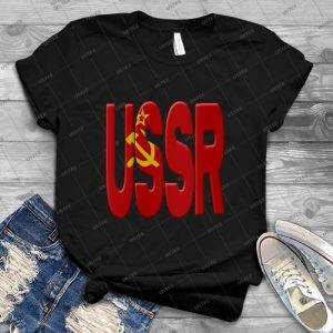 Soviet Flag - Gift Idea Shirt For Men Tee For Women Classic Retro Vintage Graphic T-Shirt