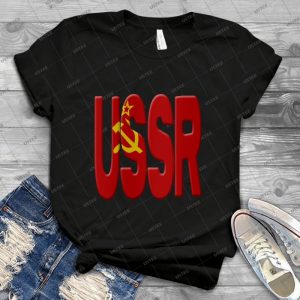 Soviet Flag - Vintage Men's Shirt Tshirt For Women Classic Handmade Shirt Retro Graphic Tee
