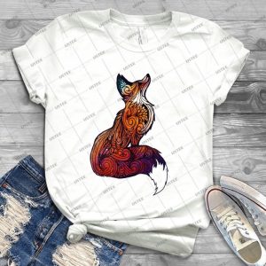 Space Fox 29 - Trending Shirt For Women Vintage Retro Tee For Men Kid's T-Shirt Handmade Shirt