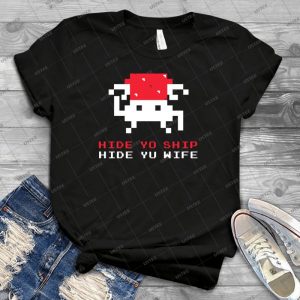 Space Intruders 51 - Vintage Men's Shirt Tshirt For Women Classic Handmade Shirt Retro Graphic Tee