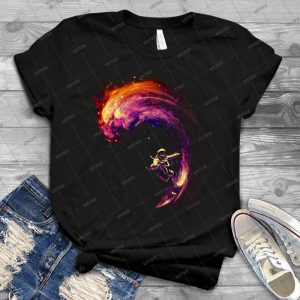 Space Surfing - Gift Idea Shirt For Men Tee For Women Classic Retro Vintage Graphic T-Shirt