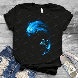 Space Surfing 5 - Vintage Men's Shirt Tshirt For Women Classic Handmade Shirt Retro Graphic Tee