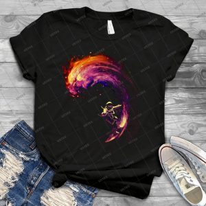 Space Surfing 67 - Trending Shirt For Women Vintage Retro Tee For Men Kid's T-Shirt Handmade Shirt