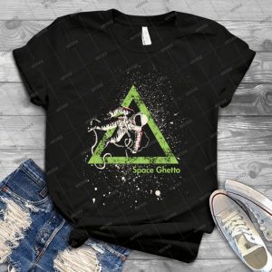 Spaceghetto 17 - Vintage Men's Shirt Tshirt For Women Classic Handmade Shirt Retro Graphic Tee