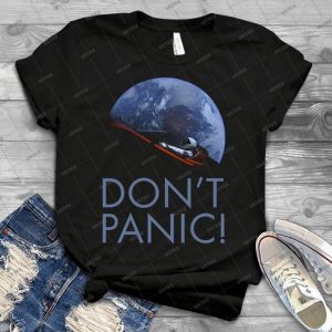 Spacex Don T Panic In Space 18 - Trending Shirt For Women Vintage Retro Tee For Men Kid's T-Shirt Handmade Shirt