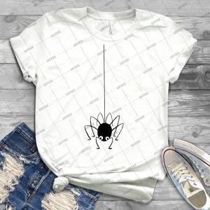 Spider Cartoon Spider Little Miss Muffet 29 - Trending Shirt For Women Vintage Retro Tee For Men Kid's T-Shirt Handmade Shirt