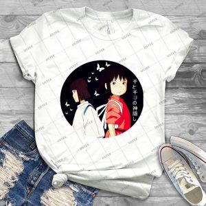 Spirited Away Miyazaki 94 - Trending Shirt For Women Vintage Retro Tee For Men Kid's T-Shirt Handmade Shirt