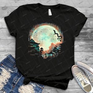 Spirited Night - Vintage Men's Shirt Tshirt For Women Classic Handmade Shirt Retro Graphic Tee