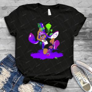 Splatoon Inkling - Purple - 98 - Gift Idea Shirt For Men Tee For Women Classic Retro Vintage Graphic T-Shirt