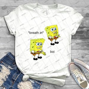 Spongebob Boi - Trending Shirt For Women Vintage Retro Tee For Men Kid's T-Shirt Handmade Shirt