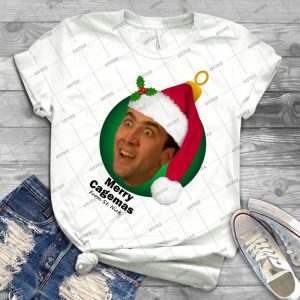 St- Nick Cagemas - Vintage Men's Shirt Tshirt For Women Classic Handmade Shirt Retro Graphic Tee
