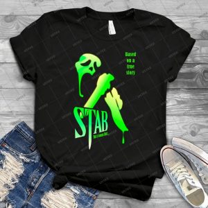 Stab - From The Scream Movie - - Best Unisex Trending Handmade T-shirt Gift Idea For Men T-shirt For Woman