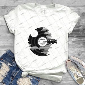 Star Wars-Death Star Vinyl - Gift Idea Shirt For Men Tee For Women Classic Retro Vintage Graphic T-Shirt