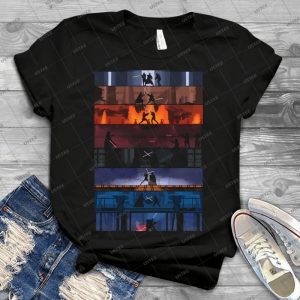 Star Wars Duels 17 - Vintage Men's Shirt Tshirt For Women Classic Handmade Shirt Retro Graphic Tee