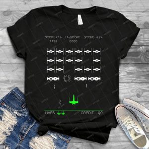 Star Wars Space Invaders Retro Star Wars Shirt 61 - Vintage Men's Shirt Tshirt For Women Classic Handmade Shirt Retro Graphic Tee