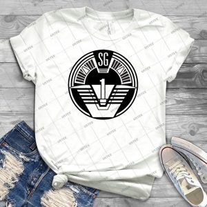 Stargate Sg-1 - Vintage Men's Shirt Tshirt For Women Classic Handmade Shirt Retro Graphic Tee