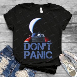 Starman Don T Panic In Space 60 - Trending Shirt For Women Vintage Retro Tee For Men Kid's T-Shirt Handmade Shirt