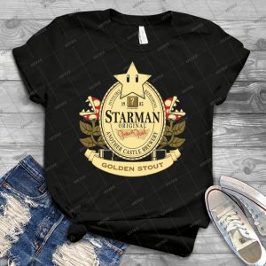 Starman Original- Golden Stout - Gift Idea Shirt For Men Tee For Women Classic Retro Vintage Graphic T-Shirt