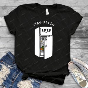 Stay Fresh 87 - Vintage Men's Shirt Tshirt For Women Classic Handmade Shirt Retro Graphic Tee