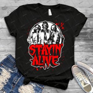 Stayin Alive 2 - Zom-Bee Gees - - Best Unisex Trending Handmade T-shirt Gift Idea For Men T-shirt For Woman