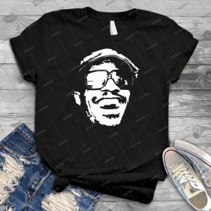 Stencil Stevie Wonder - Gift Idea Shirt For Men Tee For Women Classic Retro Vintage Graphic T-Shirt