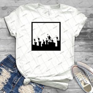 Step In Time - Vintage Men's Shirt Tshirt For Women Classic Handmade Shirt Retro Graphic Tee