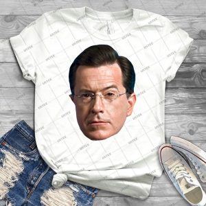Stephen Colbert 29 - Vintage Men's Shirt Tshirt For Women Classic Handmade Shirt Retro Graphic Tee
