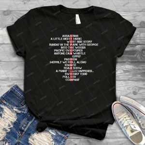 Stephen Sondheim Musicals - Best Unisex Trending Handmade T-shirt Gift Idea For Men T-shirt For Woman